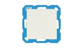 ION INDUSTRIES Blindplaat | V1/J1 Mat Alpin Wit | IP20