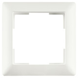 ION INDUSTRIES Afdekraam - J1- 1-voudig - verticaal/horizontaal - 80 x 80 x 11 mm - Mat Alpin Wit