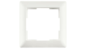 ION INDUSTRIES Afdekraam - J1- 1-voudig - verticaal/horizontaal - 80 x 80 x 11 mm - Mat Alpin Wit ION INDUSTRIES Afdekraam - J1- 1-voudig - verticaal/horizontaal - 80 x 80 x 11 mm - Mat Alpin Wit