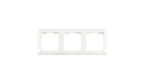 ION INDUSTRIES Afdekraam - J1 -  3-voudig - verticaal/horizontaal - 224 x 80 x 11 mm - Mat Alpin Wit ION INDUSTRIES Afdekraam - J1 -  3-voudig - verticaal/horizontaal - 224 x 80 x 11 mm - Mat Alpin Wit