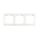 ION INDUSTRIES Afdekraam - J1 - 3-voudig - verticaal/horizontaal - 224 x 80 x 11 mm - Mat Alpin Wit ION INDUSTRIES Afdekraam - J1 - 3-voudig - verticaal/horizontaal - 224 x 80 x 11 mm - Mat Alpin Wit
