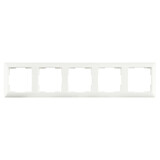 ION INDUSTRIES ION Industries J1 afdekraam 5-voudig - verticaal/horizontaal - 366 x 80 x 11 mm - Mat Alpin Wit