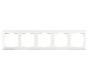 ION INDUSTRIES ION Industries J1 afdekraam 5-voudig - verticaal/horizontaal - 366 x 80 x 11 mm - Mat Alpin Wit