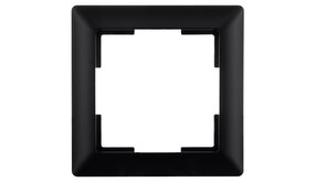 ION INDUSTRIES Afdekraam - J1- 1-voudig - verticaal/horizontaal - 80 x 80 x 11 mm - Mat Zwart ION INDUSTRIES Afdekraam - J1- 1-voudig - verticaal/horizontaal - 80 x 80 x 11 mm - Mat Zwart