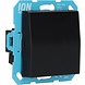 ION INDUSTRIES Contactdoos inbouw - E1 - 1-voudig - randaarde - met klep AB - IP44 - 71 x 71 x 32 mm - Mat Zwart ION INDUSTRIES Contactdoos inbouw - E1 - 1-voudig - randaarde - met klep AB - IP44 - 71 x 71 x 32 mm - Mat Zwart
