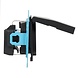 ION INDUSTRIES Contactdoos inbouw - E1 - 1-voudig - randaarde - met klep AB - IP44 - 71 x 71 x 32 mm - Mat Zwart ION INDUSTRIES Contactdoos inbouw - E1 - 1-voudig - randaarde - met klep AB - IP44 - 71 x 71 x 32 mm - Mat Zwart