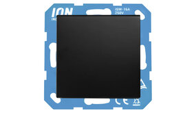 ION INDUSTRIES Contactdoos inbouw - E1 - 1-voudig - randaarde - met klep AB - IP44 - 71 x 71 x 32 mm - Mat Zwart ION INDUSTRIES Contactdoos inbouw - E1 - 1-voudig - randaarde - met klep AB - IP44 - 71 x 71 x 32 mm - Mat Zwart