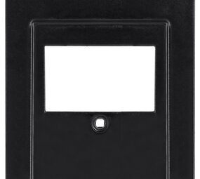 ION INDUSTRIES V1/J1 centraalplaat voor  USB-lader USB-A + USB-C 55 x 55 mm - Mat Zwart