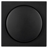 ION INDUSTRIES V1/J1 centraalplaat met knop - dimmer - 55 x 55 mm - Mat Zwart ION INDUSTRIES V1/J1 centraalplaat met knop - dimmer - 55 x 55 mm - Mat Zwart