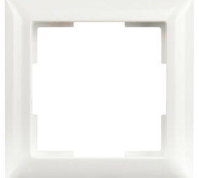 ION INDUSTRIES Afdekraam - J1 -1-voudig - verticaal/horizontaal - 80 x 80 x 11 mm - Alpin Wit