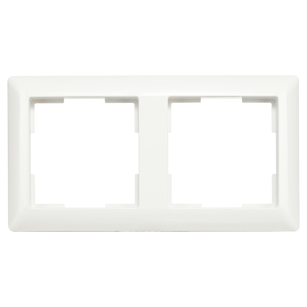 ION INDUSTRIES Afdekraam - J1- 2-voudig - verticaal/horizontaal - 153 x 80 x 11 mm - Alpin Wit ION INDUSTRIES Afdekraam - J1- 2-voudig - verticaal/horizontaal - 153 x 80 x 11 mm - Alpin Wit