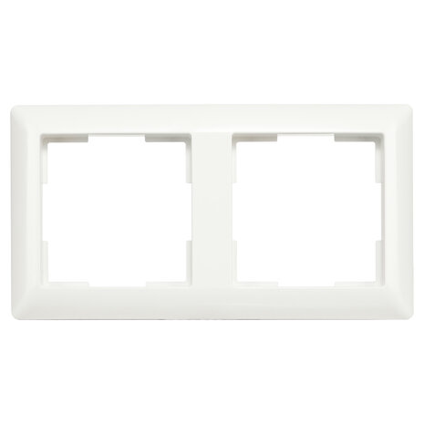 ION INDUSTRIES Afdekraam - J1- 2-voudig - verticaal/horizontaal - 153 x 80 x 11 mm - Alpin Wit ION INDUSTRIES Afdekraam - J1- 2-voudig - verticaal/horizontaal - 153 x 80 x 11 mm - Alpin Wit