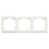 ION INDUSTRIES Afdekraam - J1 - 3-voudig - verticaal/horizontaal - 224 x 80 x 11 mm - Alpin Wit