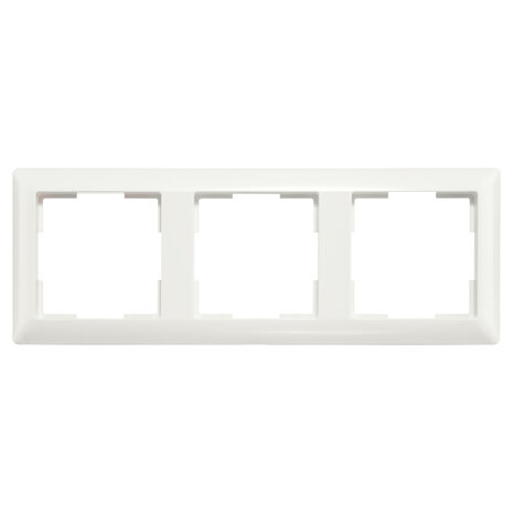 ION INDUSTRIES Afdekraam - J1 - 3-voudig - verticaal/horizontaal - 224 x 80 x 11 mm - Alpin Wit ION INDUSTRIES Afdekraam - J1 - 3-voudig - verticaal/horizontaal - 224 x 80 x 11 mm - Alpin Wit