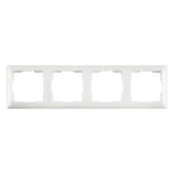 ION INDUSTRIES Afdekraam 4-voudig J1 | Alpin Wit