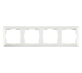 ION INDUSTRIES Afdekraam 4-voudig J1 | Alpin Wit