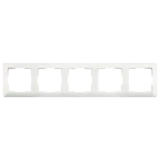 ION INDUSTRIES Afdekraam 5-voudig J1 | Alpin Wit