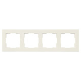 ION INDUSTRIES Afdekraam - V1 - 4-voudig - verticaal/horizontaal - 298 x 85 x 11 mm - Alpin Wit ION INDUSTRIES Afdekraam - V1 - 4-voudig - verticaal/horizontaal - 298 x 85 x 11 mm - Alpin Wit