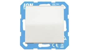 ION INDUSTRIES V1/J1 contactdoos inbouw - 1-voudig - randaarde - met klep - IP44 - 71 x 71 x 32 mm - Alpin Wit ION INDUSTRIES V1/J1 contactdoos inbouw - 1-voudig - randaarde - met klep - IP44 - 71 x 71 x 32 mm - Alpin Wit