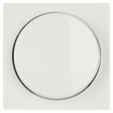 ION INDUSTRIES V1/J1 centraalplaat met knop - dimmer - 55 x 55 mm - Alpin Wit