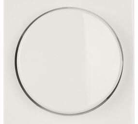 ION INDUSTRIES V1/J1 centraalplaat met knop - dimmer - 55 x 55 mm - Alpin Wit