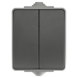 ION INDUSTRIES Schakelaar spatwaterdicht - opbouw - serie - IP55 - grijs