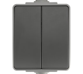 ION INDUSTRIES Schakelaar spatwaterdicht - opbouw - serie - IP55 - grijs