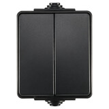 ION INDUSTRIES Schakelaar spatwaterdicht - opbouw - serie - IP55 - zwart