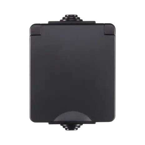 ION INDUSTRIES Opbouw Stopcontact 16A - IP55 WCD | 3Pins - 3x230v - Zwart - 55.200.070 ION INDUSTRIES Opbouw Stopcontact 16A - IP55 WCD | 3Pins - 3x230v - Zwart - 55.200.070