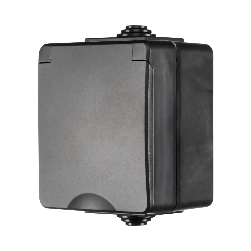 ION INDUSTRIES Opbouw Stopcontact 16A - IP55 WCD | 3Pins - 3x230v - Zwart - 55.200.070 ION INDUSTRIES Opbouw Stopcontact 16A - IP55 WCD | 3Pins - 3x230v - Zwart - 55.200.070