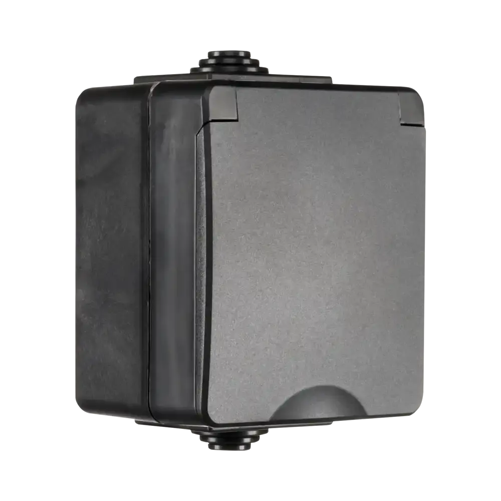 ION INDUSTRIES Opbouw Stopcontact 16A - IP55 WCD | 3Pins - 3x230v - Zwart - 55.200.070 ION INDUSTRIES Opbouw Stopcontact 16A - IP55 WCD | 3Pins - 3x230v - Zwart - 55.200.070