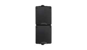 ION INDUSTRIES Opbouw IP55 Wandcontactdoos 2-voudig Verticaal | Zwart ION INDUSTRIES Opbouw IP55 Wandcontactdoos 2-voudig Verticaal | Zwart