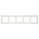 ION INDUSTRIES Afdekraam - V1- 5-voudig - verticaal/horizontaal - 369 x 80 x 11 mm - mat wit ION INDUSTRIES Afdekraam - V1- 5-voudig - verticaal/horizontaal - 369 x 80 x 11 mm - mat wit