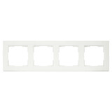 ION INDUSTRIES Afdekraam - V1 4-voudig - verticaal/horizontaal - 298 x 85 x 11 mm - mat wit