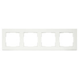 ION INDUSTRIES Afdekraam - V1 4-voudig - verticaal/horizontaal - 298 x 85 x 11 mm - mat wit