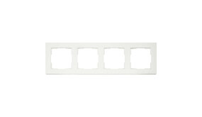 ION INDUSTRIES Afdekraam - V1 4-voudig - verticaal/horizontaal - 298 x 85 x 11 mm - mat wit ION INDUSTRIES Afdekraam - V1 4-voudig - verticaal/horizontaal - 298 x 85 x 11 mm - mat wit