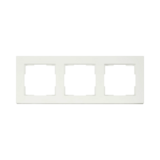 ION INDUSTRIES Afdekraam - V1 - 3-voudig - verticaal/horizontaal - 227 x 85 x 11 mm - mat wit