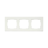 ION INDUSTRIES Afdekraam - V1 - 3-voudig - verticaal/horizontaal - 227 x 85 x 11 mm - mat wit