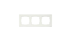 ION INDUSTRIES Afdekraam - V1 - 3-voudig - verticaal/horizontaal - 227 x 85 x 11 mm - mat wit ION INDUSTRIES Afdekraam - V1 - 3-voudig - verticaal/horizontaal - 227 x 85 x 11 mm - mat wit