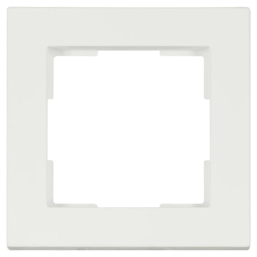 ION INDUSTRIES ION WCD Afdekraam 1-voudig - verticaal/horizontaal - 85 x 85 x 11 MM | Alpin Mat Wit - V1/J1 - type 80.300.115