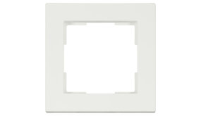 ION INDUSTRIES ION WCD Afdekraam 1-voudig - verticaal/horizontaal - 85 x 85 x 11 MM | Alpin Mat Wit - V1/J1 - type 80.300.115