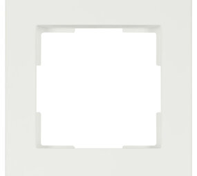 ION INDUSTRIES ION WCD Afdekraam 1-voudig - verticaal/horizontaal - 85 x 85 x 11 MM | Alpin Mat Wit - V1/J1 - type 80.300.115