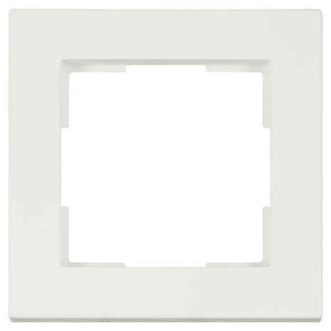 ION INDUSTRIES ION WCD Afdekraam 1-voudig - verticaal/horizontaal - 85 x 85 x 11 MM | Alpin Mat Wit - V1/J1 - type 80.300.115