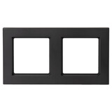 ION INDUSTRIES Afdekraam V1 - 2-voudig - verticaal/horizontaal - 156 x 85 x 11 mm - mat zwart