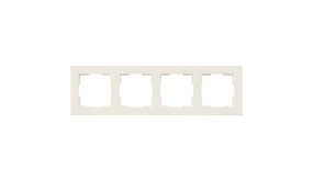 ION INDUSTRIES Afdekraam V1 - 4-voudig - verticaal/horizontaal - 298 x 85 x 11 mm - alpin wit ION INDUSTRIES Afdekraam V1 - 4-voudig - verticaal/horizontaal - 298 x 85 x 11 mm - alpin wit