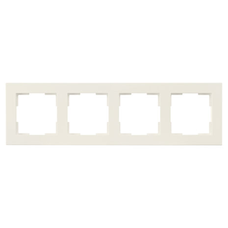 ION INDUSTRIES Afdekraam V1 - 4-voudig - verticaal/horizontaal - 298 x 85 x 11 mm - alpin wit ION INDUSTRIES Afdekraam V1 - 4-voudig - verticaal/horizontaal - 298 x 85 x 11 mm - alpin wit