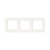 ION INDUSTRIES Afdekraam V1-  3-voudig - verticaal/horizontaal - 227 x 85 x 11 mm - alpin wit