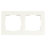 ION INDUSTRIES Afdekraam V1 - 2-voudig - verticaal/horizontaal - 156 x 85 x 11 mm - alpin wit