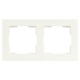 ION INDUSTRIES Afdekraam V1 - 2-voudig - verticaal/horizontaal - 156 x 85 x 11 mm - alpin wit