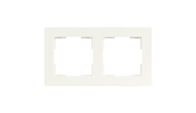 ION INDUSTRIES Afdekraam V1 - 2-voudig - verticaal/horizontaal - 156 x 85 x 11 mm - alpin wit ION INDUSTRIES Afdekraam V1 - 2-voudig - verticaal/horizontaal - 156 x 85 x 11 mm - alpin wit